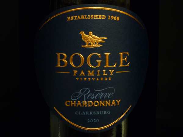 Bogle Cardonnay Reserve 2020