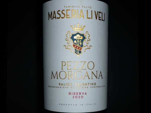Masseria Li Veli Pezzo Morgana Salice Salentino Riserva 2020