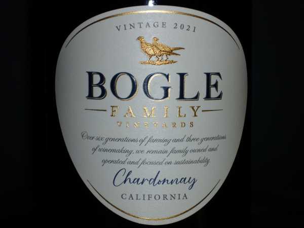 Bogle Vineyards Chardonnay California 2021