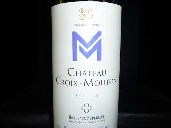 Châteaux Croix-Mouton Bordeaux Supérieur AOC 2018