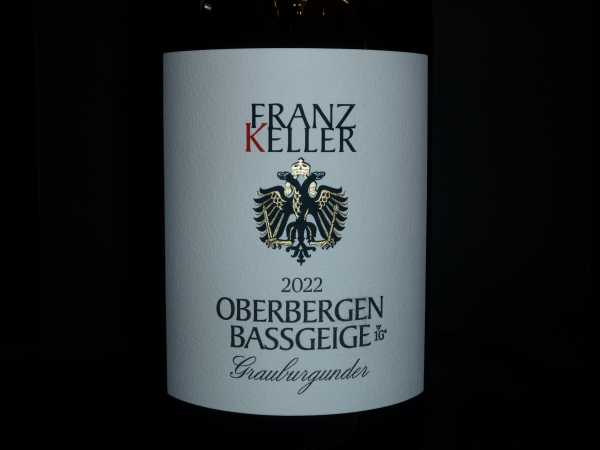 Franz Keller Oberbergener Bassgeige Grauburgunder 2022 1G